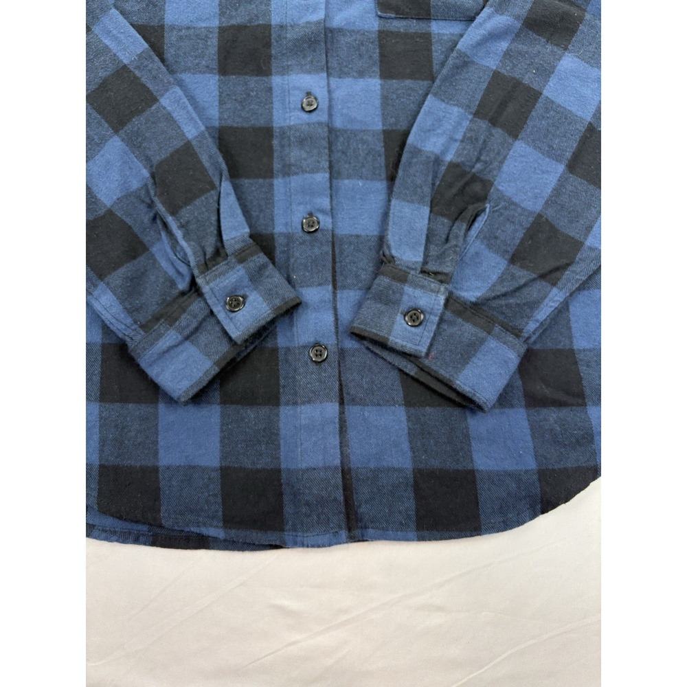 Grateful Dead Button Up Plaid Flannel Blue Medium 2022 - Picture 5 of 15